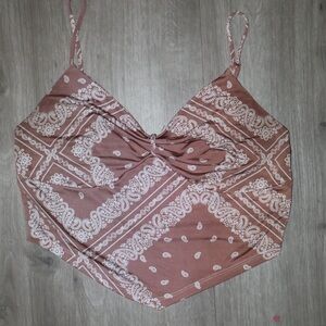 Women's Paisley Print Cami Top